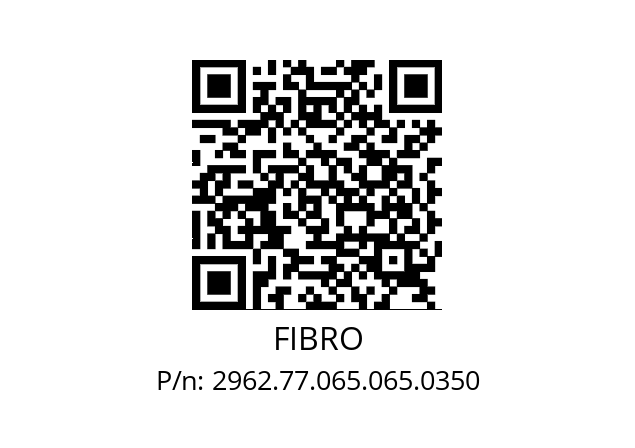   FIBRO 2962.77.065.065.0350