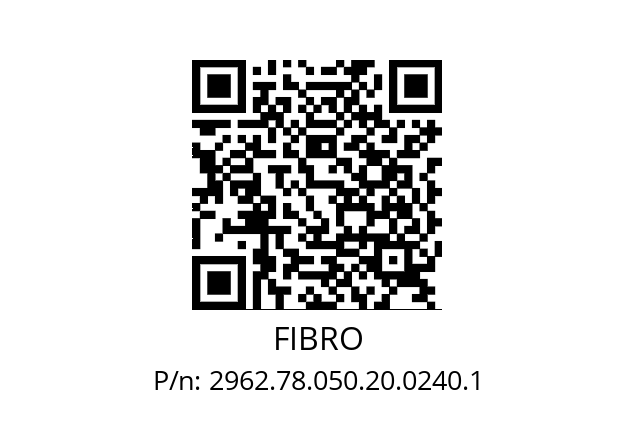   FIBRO 2962.78.050.20.0240.1