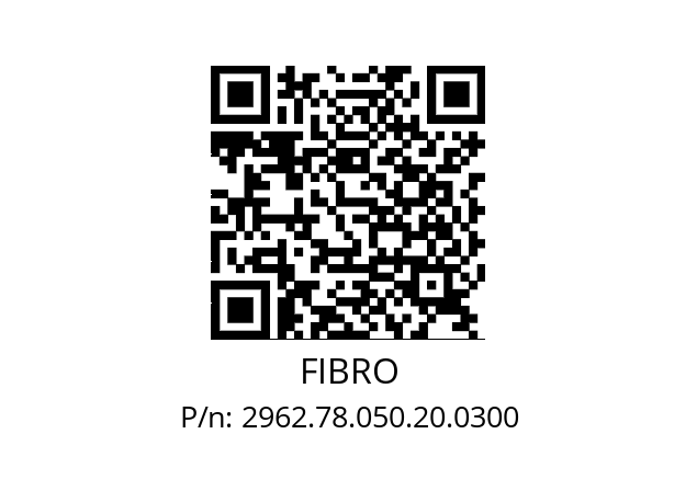   FIBRO 2962.78.050.20.0300