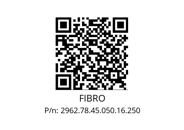   FIBRO 2962.78.45.050.16.250