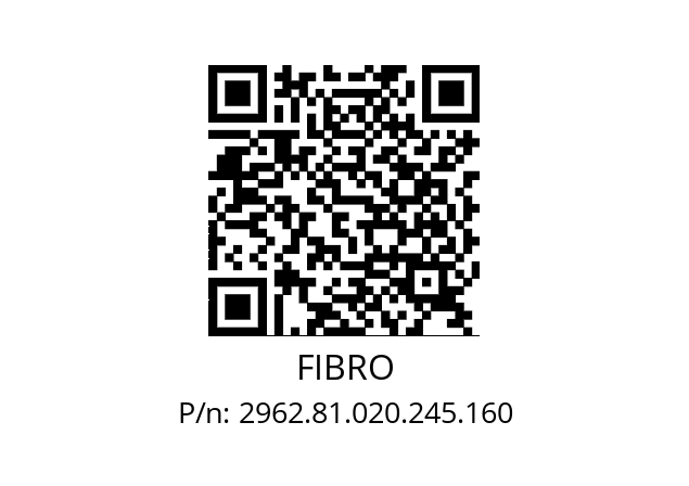   FIBRO 2962.81.020.245.160