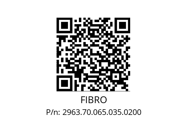   FIBRO 2963.70.065.035.0200