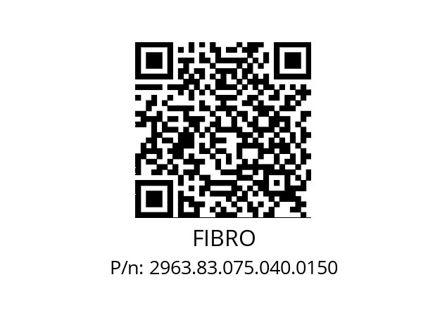   FIBRO 2963.83.075.040.0150