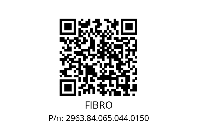   FIBRO 2963.84.065.044.0150