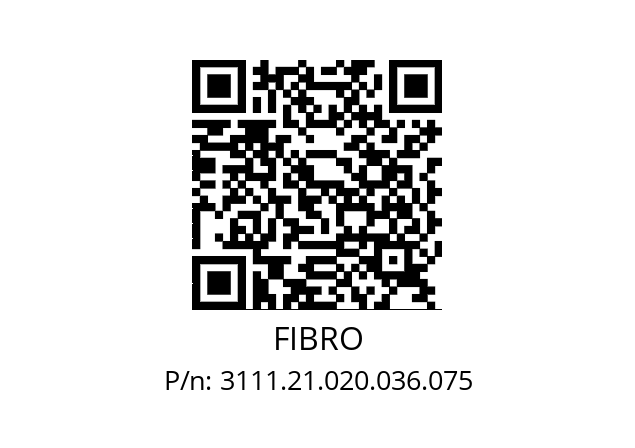   FIBRO 3111.21.020.036.075