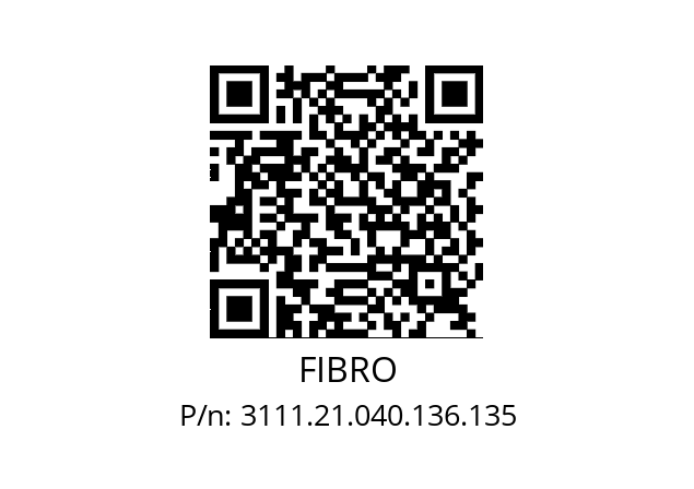   FIBRO 3111.21.040.136.135