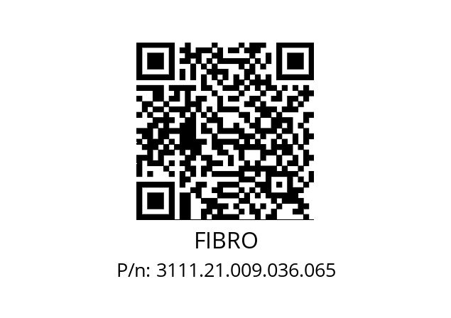   FIBRO 3111.21.009.036.065