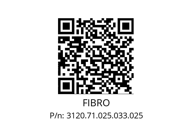   FIBRO 3120.71.025.033.025