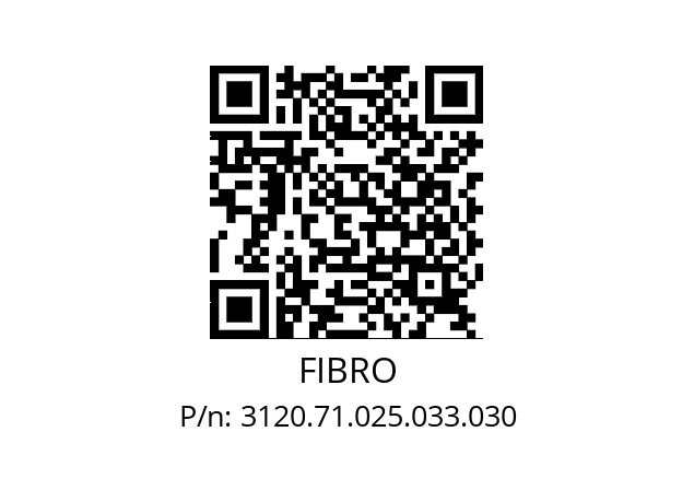   FIBRO 3120.71.025.033.030