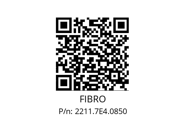   FIBRO 2211.7E4.0850