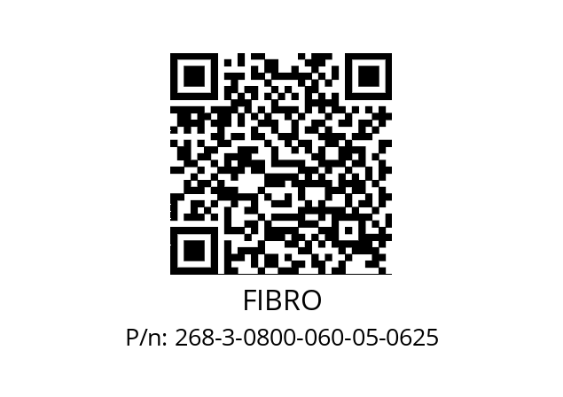   FIBRO 268-3-0800-060-05-0625