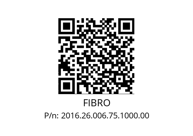   FIBRO 2016.26.006.75.1000.00