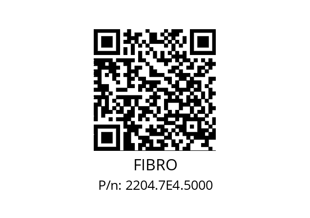   FIBRO 2204.7E4.5000