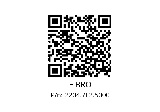   FIBRO 2204.7F2.5000