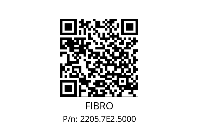   FIBRO 2205.7E2.5000