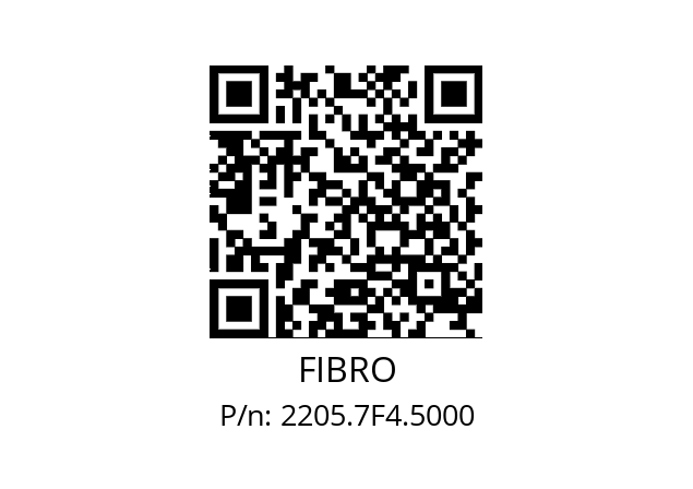   FIBRO 2205.7F4.5000