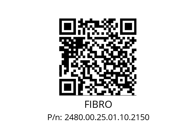   FIBRO 2480.00.25.01.10.2150