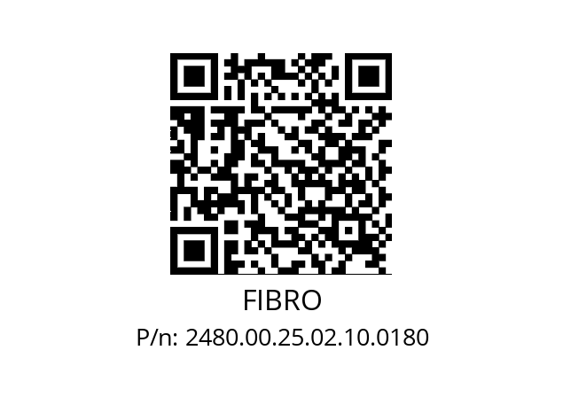   FIBRO 2480.00.25.02.10.0180