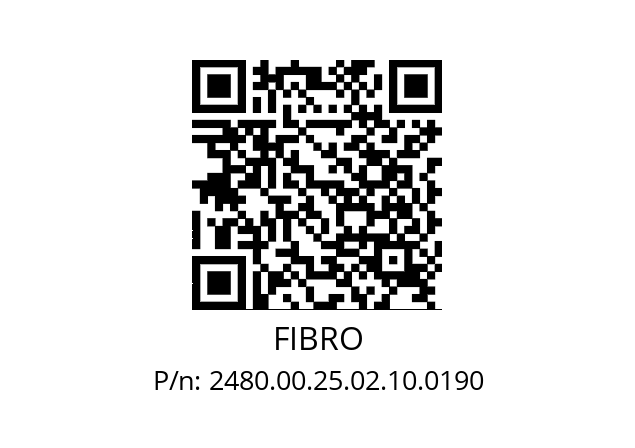   FIBRO 2480.00.25.02.10.0190