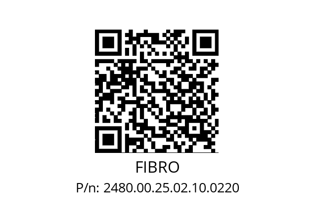   FIBRO 2480.00.25.02.10.0220