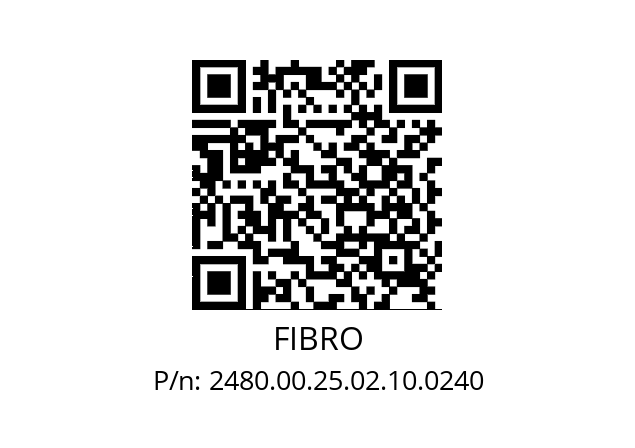   FIBRO 2480.00.25.02.10.0240