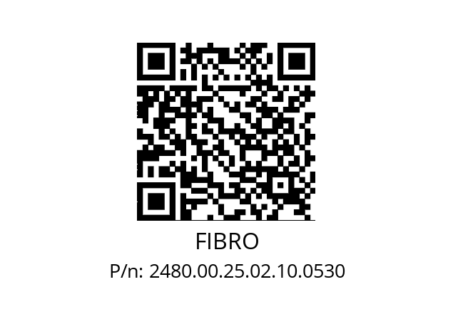   FIBRO 2480.00.25.02.10.0530