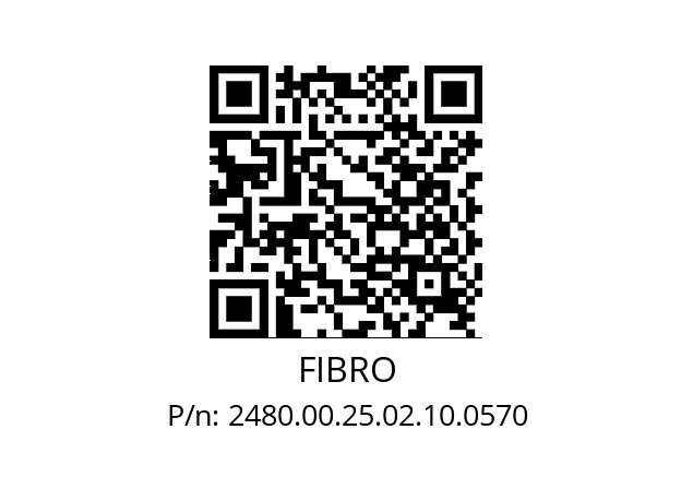   FIBRO 2480.00.25.02.10.0570