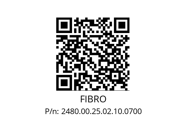   FIBRO 2480.00.25.02.10.0700