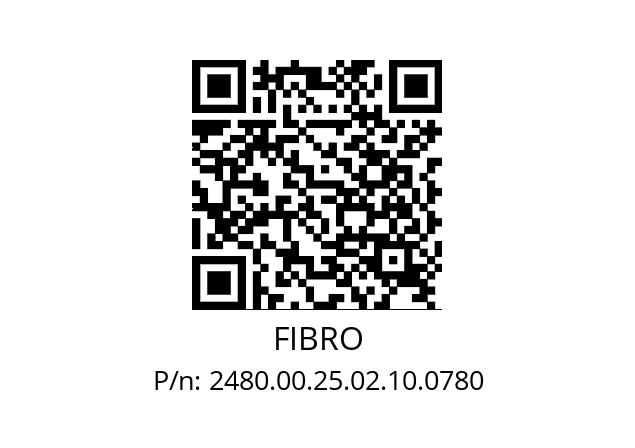   FIBRO 2480.00.25.02.10.0780