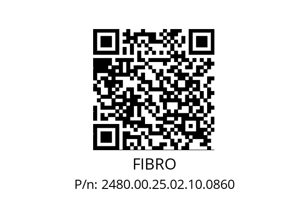   FIBRO 2480.00.25.02.10.0860