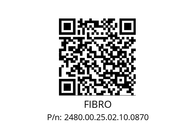   FIBRO 2480.00.25.02.10.0870