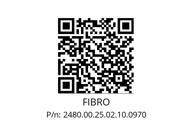   FIBRO 2480.00.25.02.10.0970