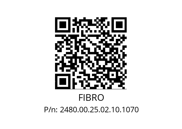   FIBRO 2480.00.25.02.10.1070