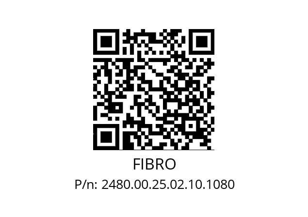   FIBRO 2480.00.25.02.10.1080