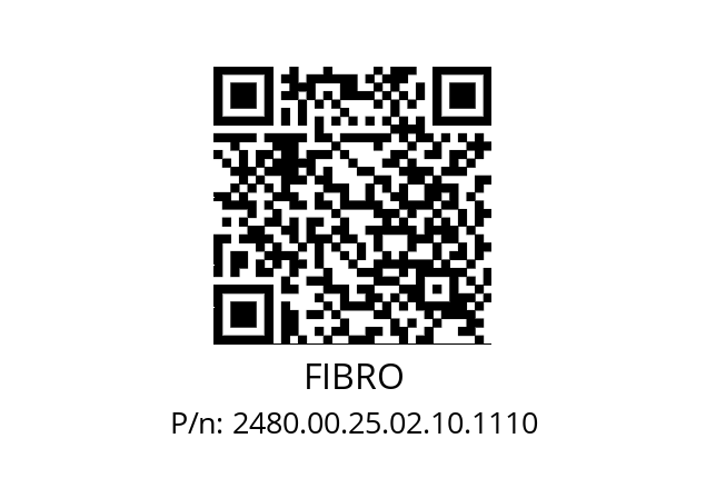   FIBRO 2480.00.25.02.10.1110