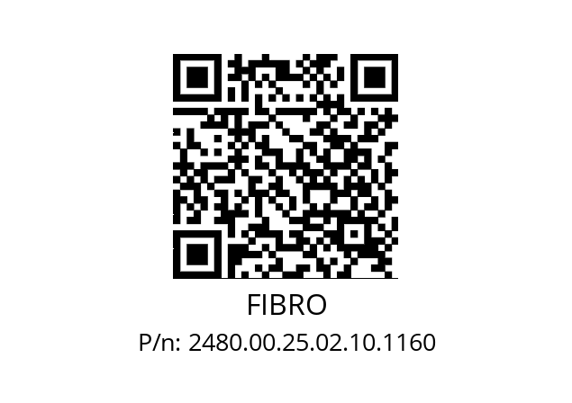   FIBRO 2480.00.25.02.10.1160