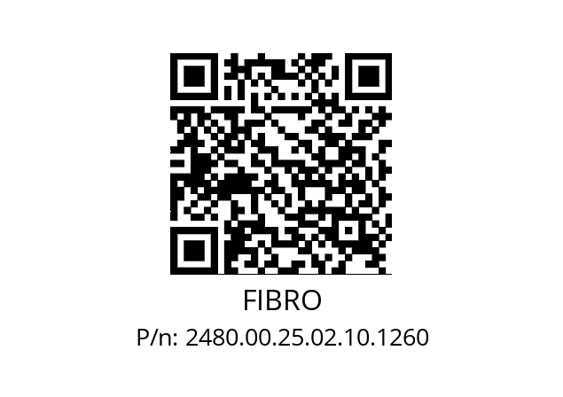   FIBRO 2480.00.25.02.10.1260