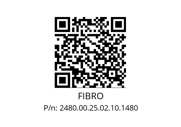   FIBRO 2480.00.25.02.10.1480