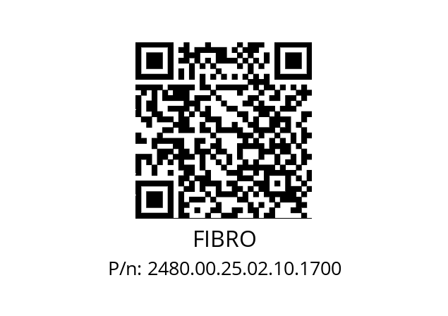   FIBRO 2480.00.25.02.10.1700