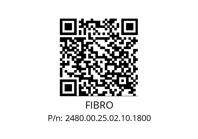   FIBRO 2480.00.25.02.10.1800