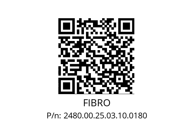   FIBRO 2480.00.25.03.10.0180