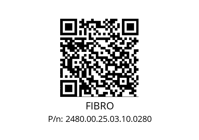   FIBRO 2480.00.25.03.10.0280