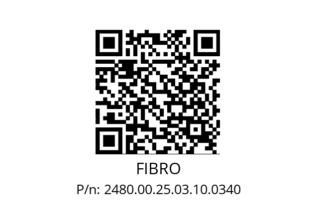   FIBRO 2480.00.25.03.10.0340