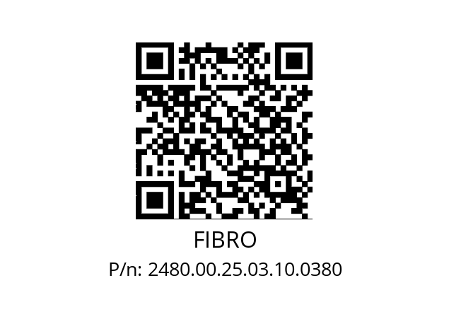   FIBRO 2480.00.25.03.10.0380