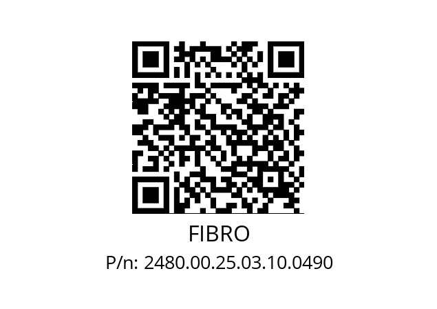   FIBRO 2480.00.25.03.10.0490