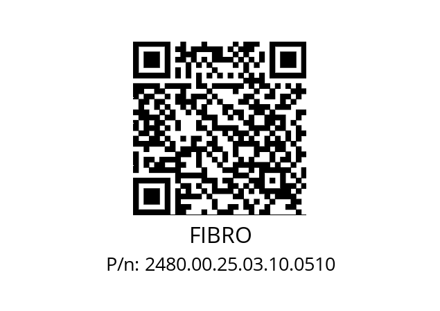   FIBRO 2480.00.25.03.10.0510