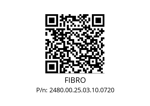   FIBRO 2480.00.25.03.10.0720