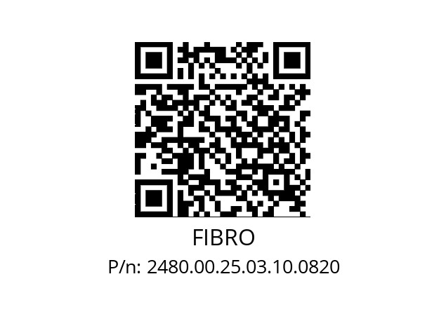   FIBRO 2480.00.25.03.10.0820