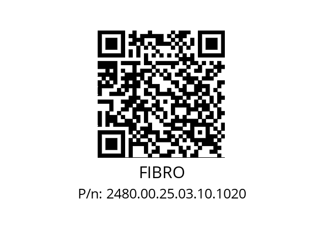   FIBRO 2480.00.25.03.10.1020