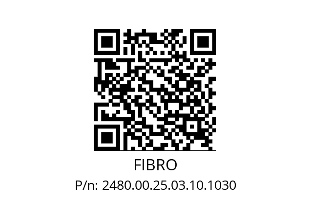   FIBRO 2480.00.25.03.10.1030